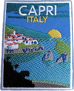 Patch Pompéi Naples Italie insigne fer/coudre voyage Italie souvenir