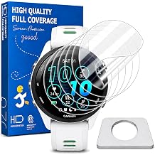 6 Pack Screen Protector for Garmin Forerunner 265S 42mm,Clear Soft EPU Film