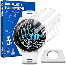 6 Pack Screen Protector for Garmin Forerunner 265S 42mm,Clear Soft EPU Film | Self-Healing, Full Coverage, Touch Sensitive, Anti-Scratch and Bubble-Free[NOT for Garmin Forerunner 265]