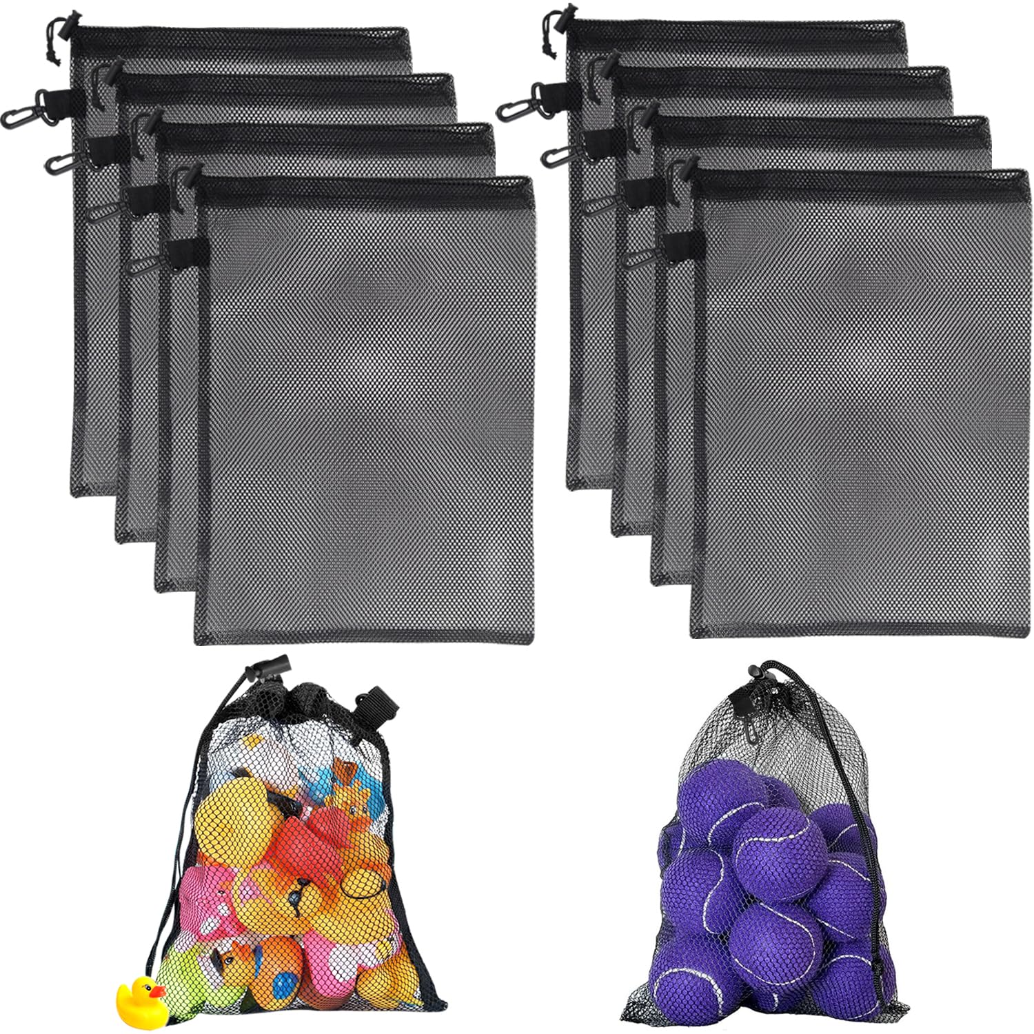 RANYAKE Lot de 4 Sac Noir Solide en Maille Filet,Sacs à Cordon en Maille, Sacs de Rangement à Cordon,Grand Organiseur de Plage,Sac en Nylon Léger,pour Voyages,Maquillage,Sport,Articles de Plage RANYAKE Lot de 4 Sac Noir Solide en Maille Filet,Sacs à Cordon en Maille, Sacs de Rangement à Cordon,Grand Organiseur de Plage,Sac en Nylon Léger,pour Voyages,Maquillage,Sport,Articles de Plage
