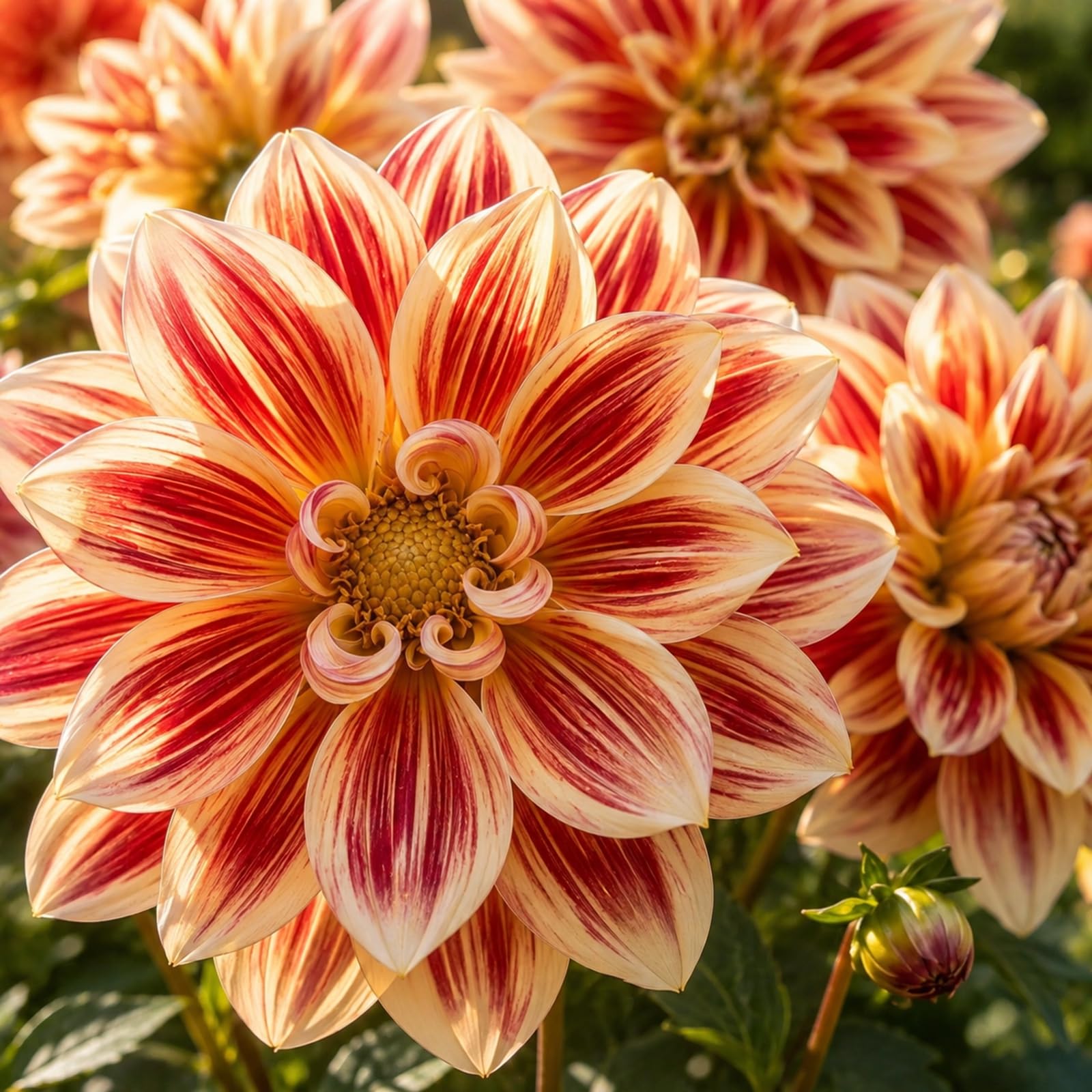 Stunning Dahlia Bulbs for Planting, Excellent Display for Your Garden- Ready for Plant Now UK-6 Bulbs-A