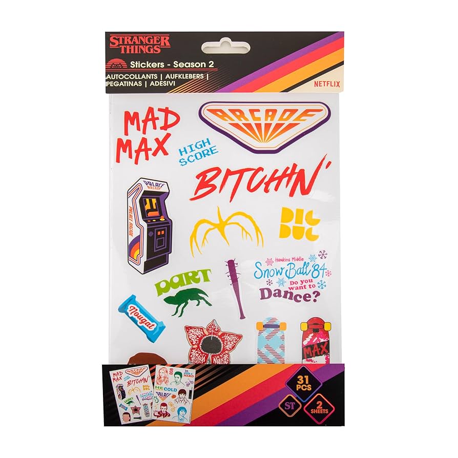 ストレンジャー・シングス　カッティングステッカー ストレンジャーシングス カッティングステッカー ステッカーの