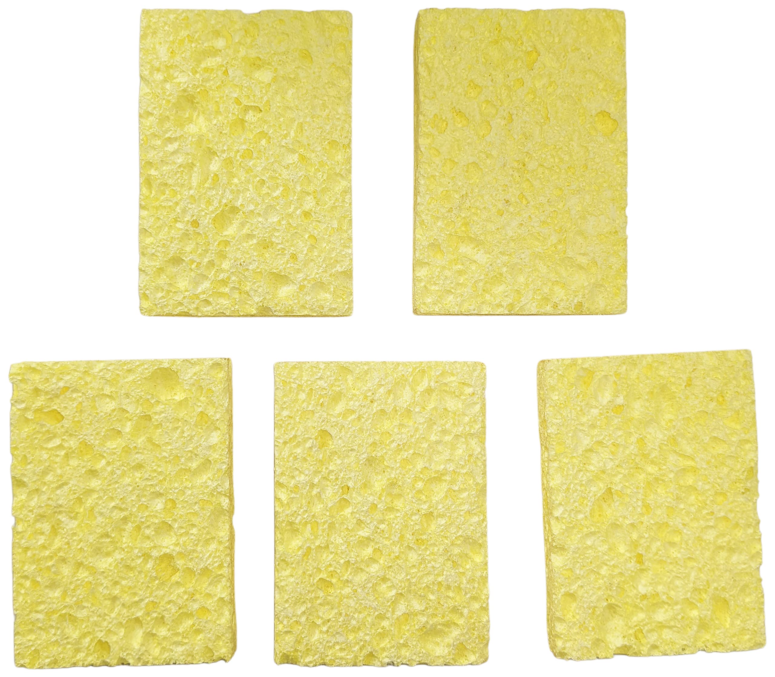 5 Pack Soldering Iron Tip Cleaning Sponges, Each Sponge Measures 2