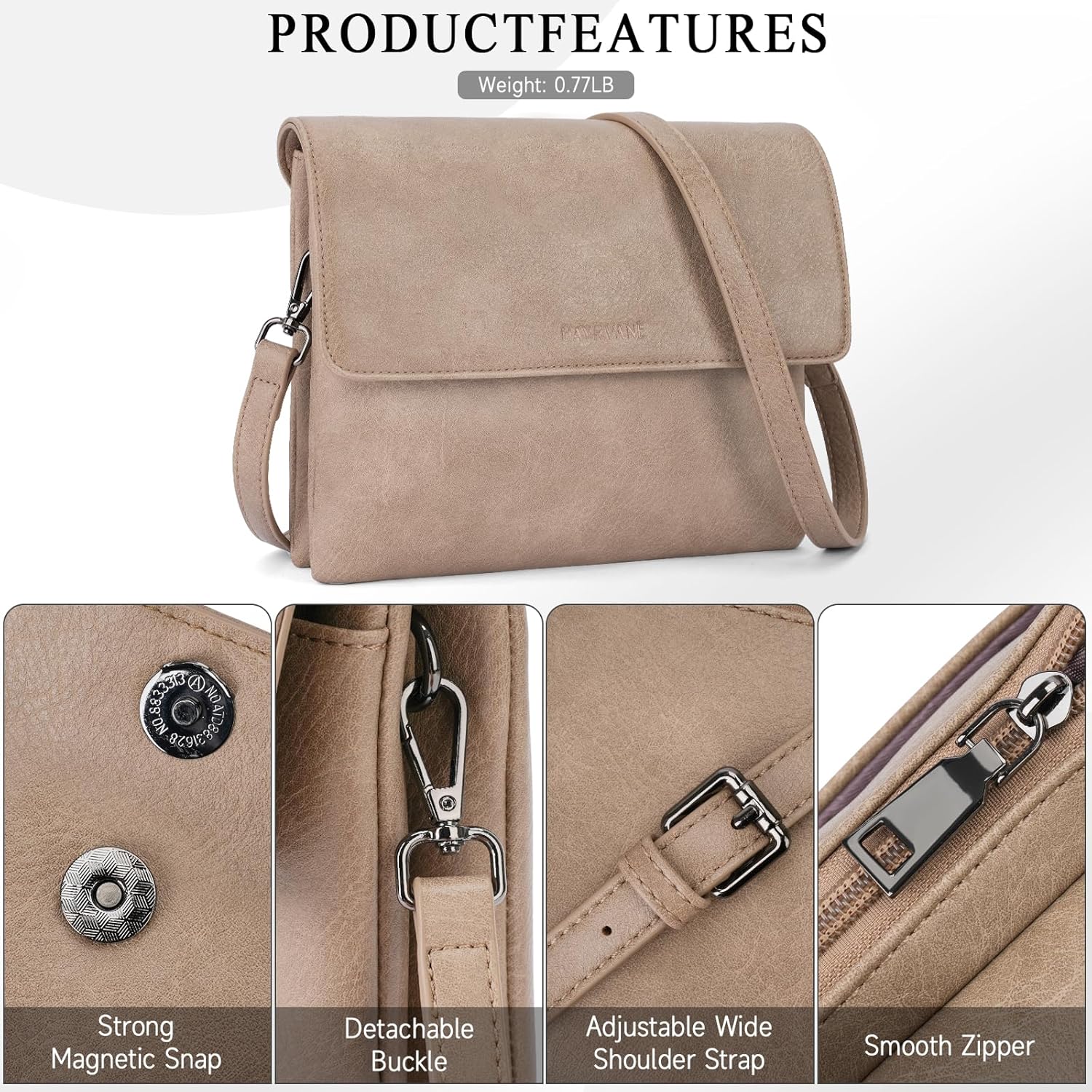 Crossbody Bags for Women, Cross Body Phone Purses Shoulder Handbags with RFID Card Slots