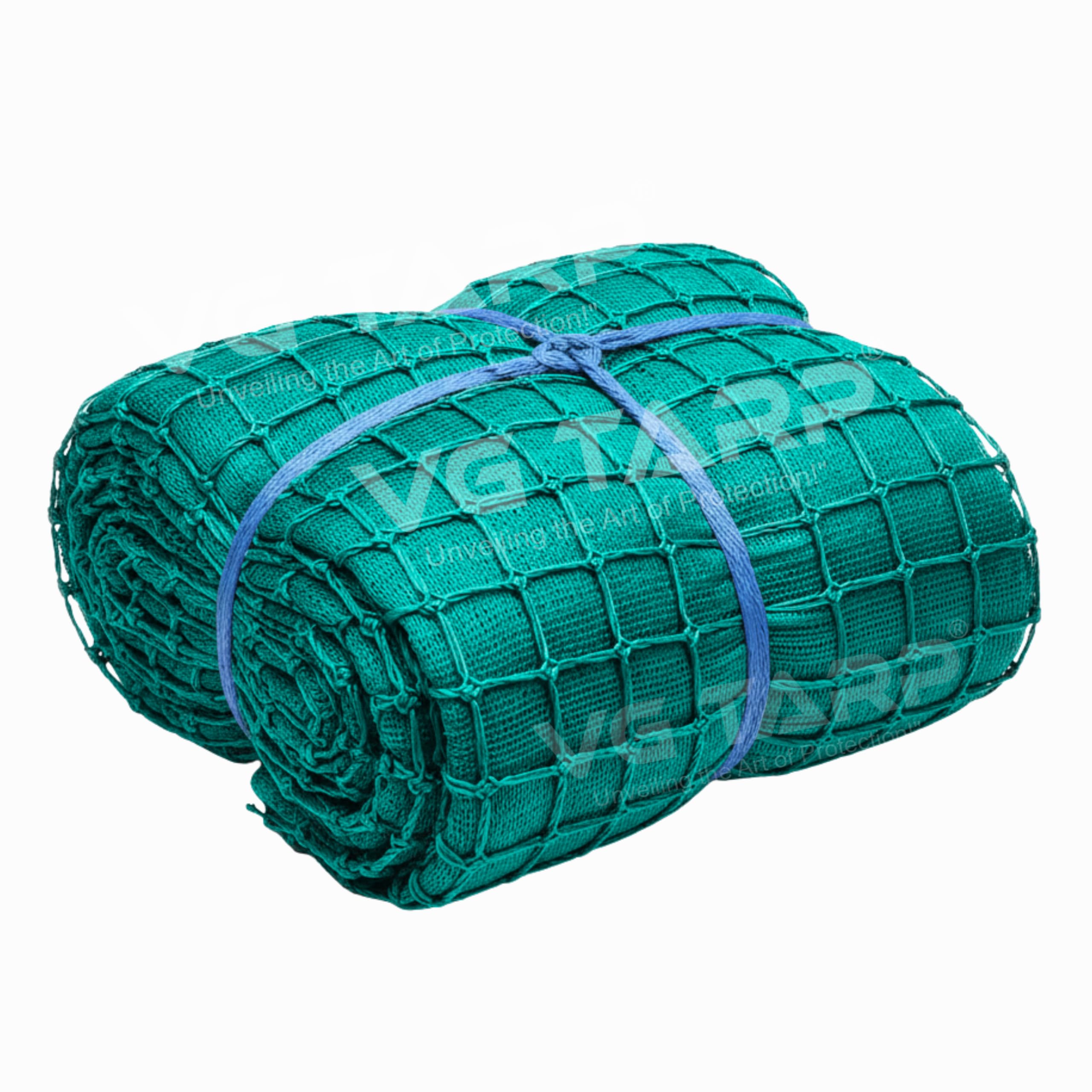 VG TARP HDPE 2 Layer Coconut Safety net/Coconut Fall Protection Net Green Colour 11 feet x 11 feet Heavy Duty Safety net-image-29