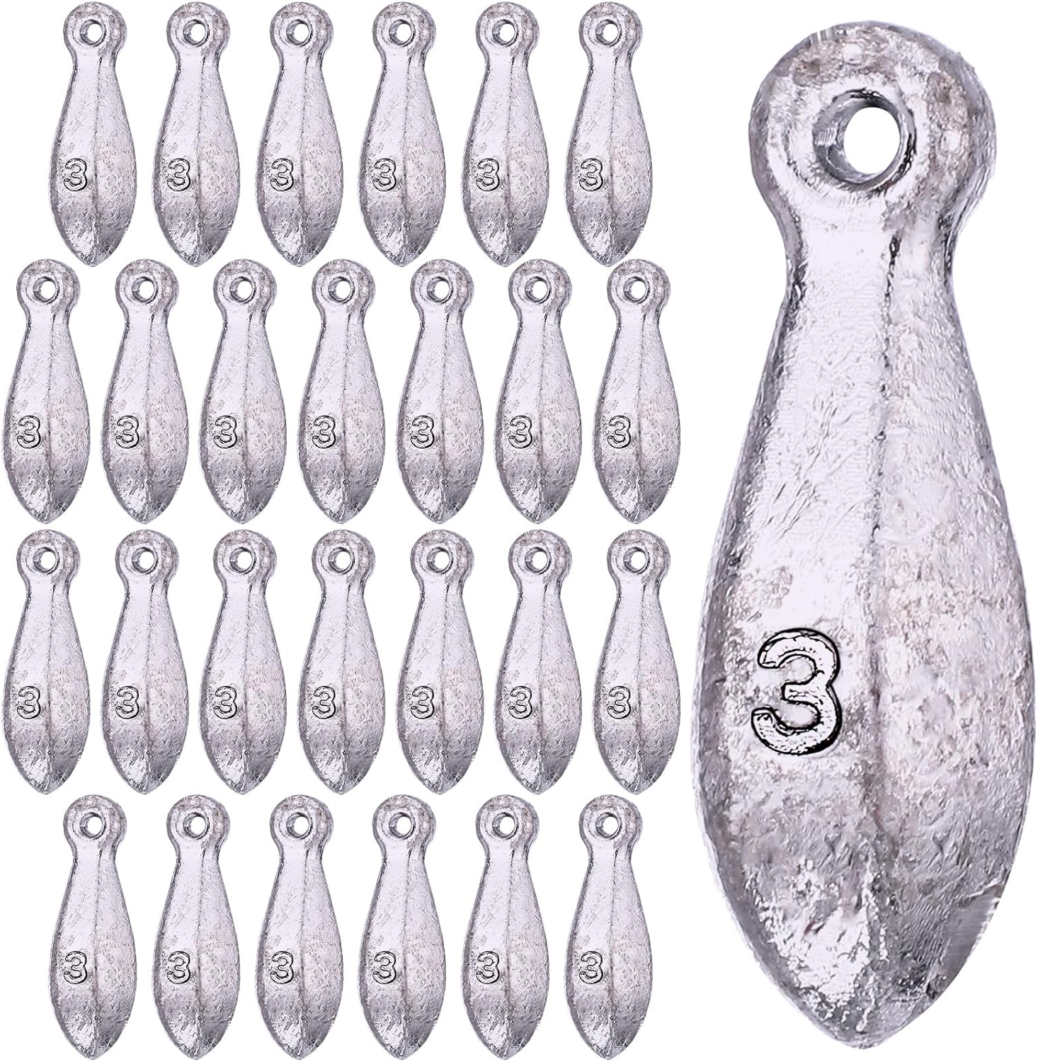 27 Pcs Bank Sinker Fishing Sinkers Weights Bank Weights for Ocean Saltwater Freshwater Surf Bass Catfish Fishing Casting Gear Tackle