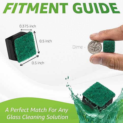 Miniatura 4 de Chubbs Scrubb - Kit de limpiador magnético de vidrio, limpia y restaura en cuestión de minutos, limpia las manchas difíciles de alcanzar, funciona