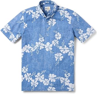 Reyn Spooner Mens 50th State Floral Hawaiian Aloha Shirt