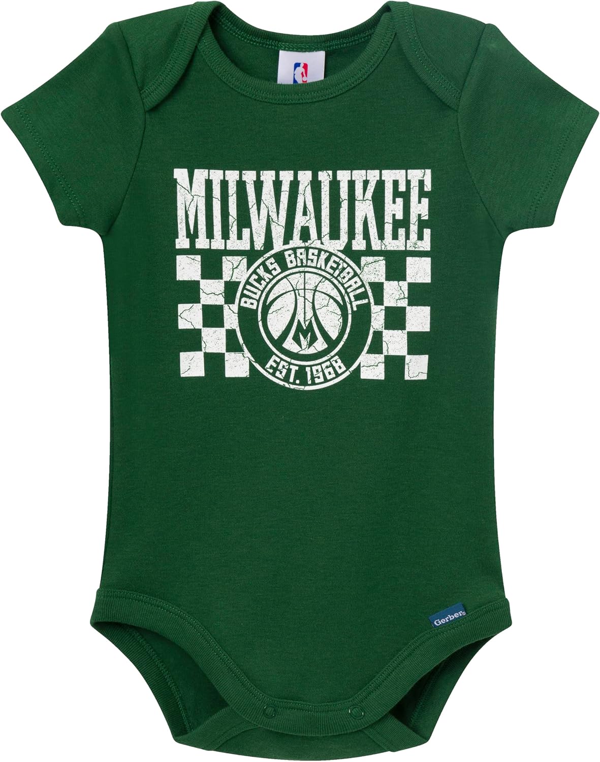 Gerber unisex-baby NBA Team 2 Pack Short Sleeve Onesie Bodysuits - Image 2