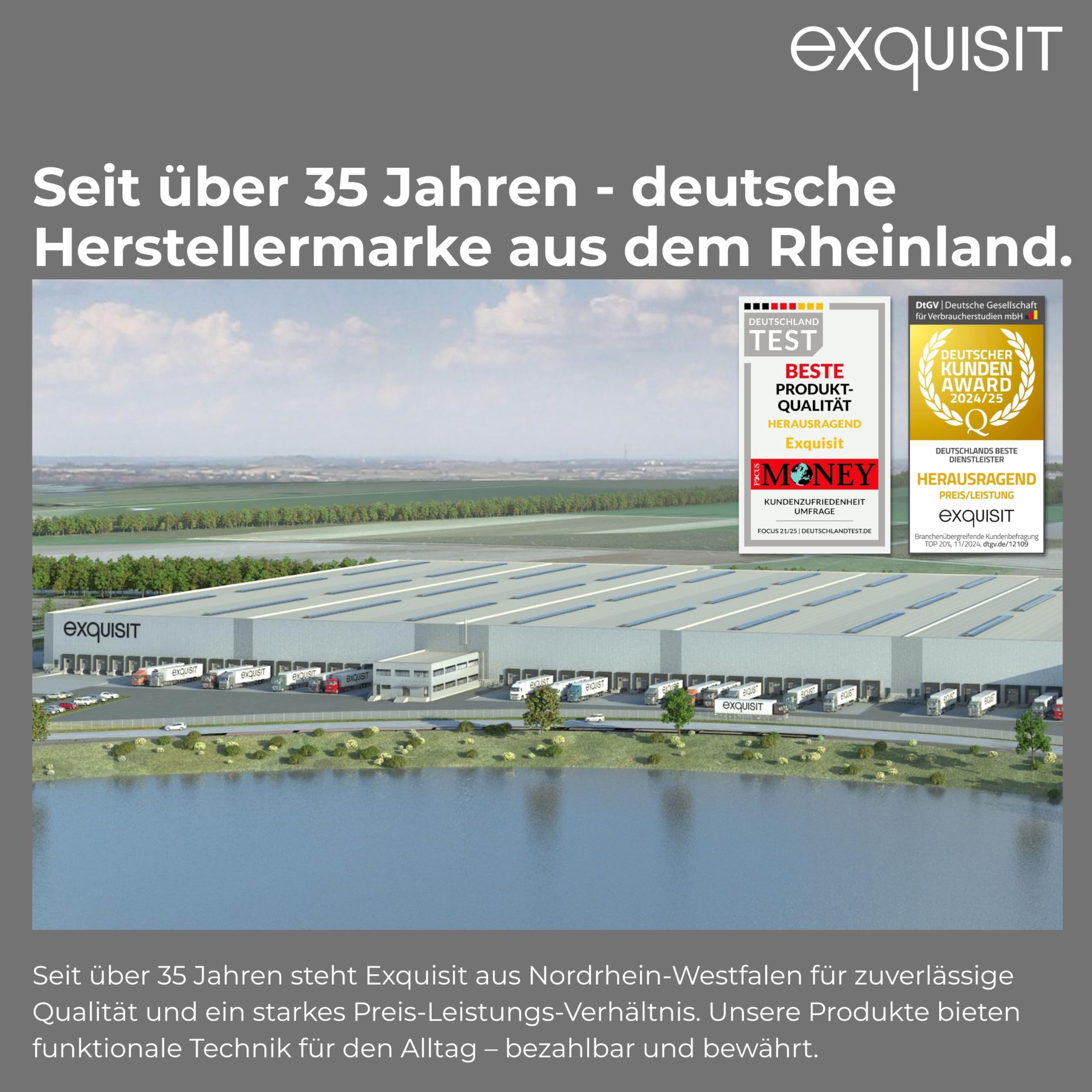 Exquisit PLUS Einbaugeschirrspüler | 13 Maßgedecke, Energieklasse E, 47 dB(A) | vollintegriert, 7 Programme, Eco, Intensiv, Kurz, Extra-Trocknung, Startzeitverzögerung | EGSP2113-EB-030E inox