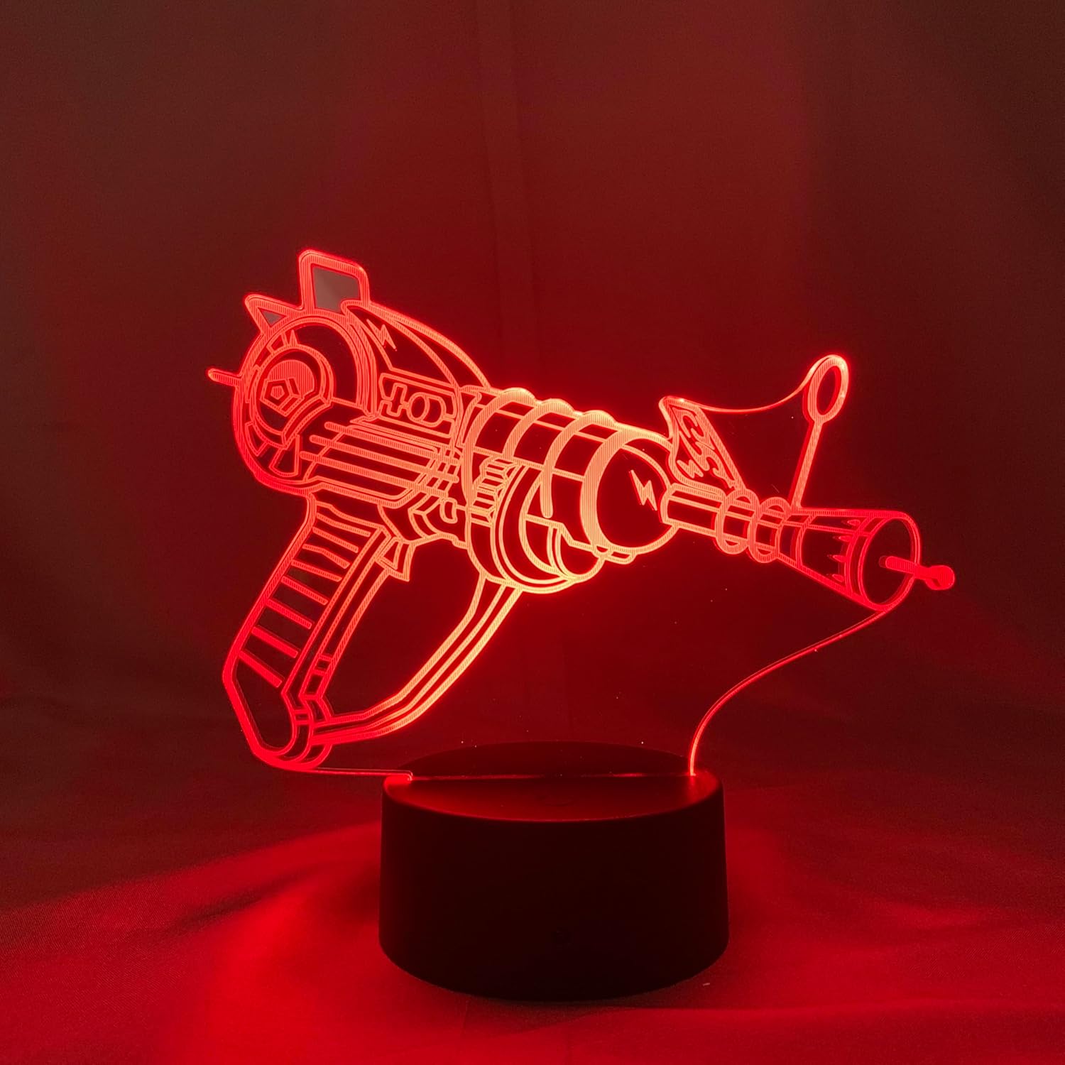 Otaku Lamps Ray Gun Call of Duty – Gaming Lamp Figure Night Light, 16 Color RGB LED – Remote, 3D Streaming Room Décor Gift for Gamers