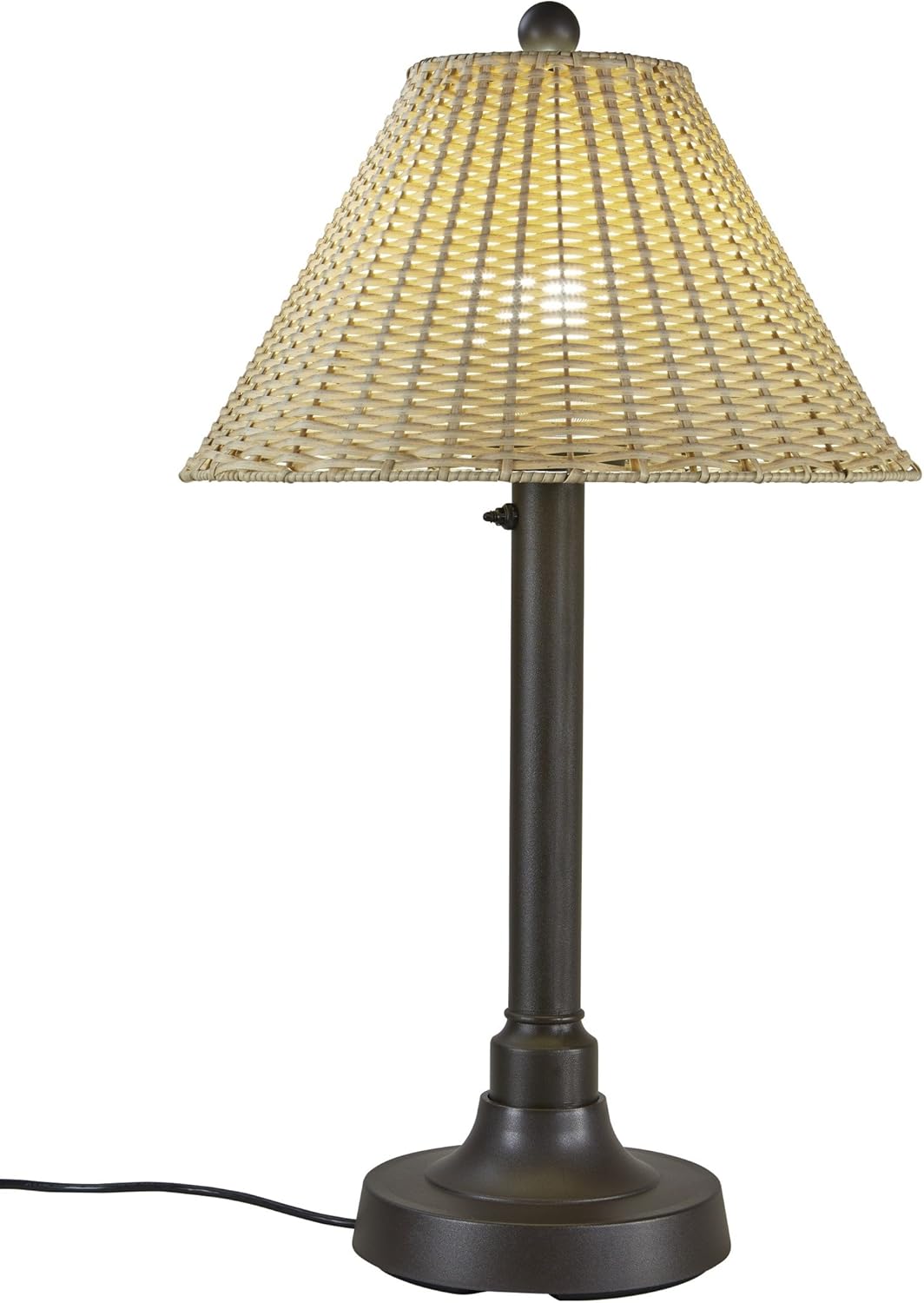 Patio Living Concepts 19217 Tahiti Outdoor Table Lamp with 2" Tubular Body, 34"