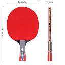 (Red) - Ping Pong Paddle with Killer Spin + Case for Free - Professional Table Tennis Racket for Beginner and Advanced Players - Improve Your Ping Pong Skills with JT Ping Pong Paddle Set gallery image
