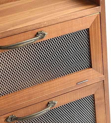 Miniatura 5 de COLLECTIVE HOME - Armario de almacenamiento de 2 niveles, gabinete de encimera, organizador de madera para cocina, sala de estar, dormitorio,