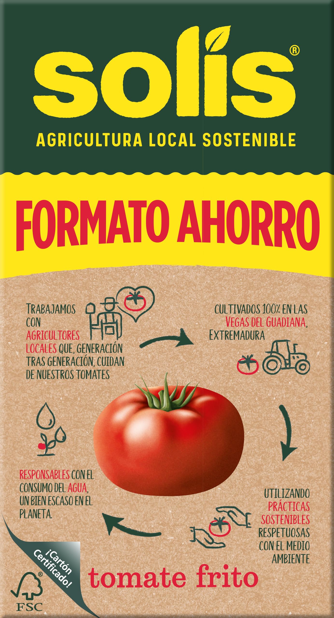 Solis Salsa de tomate COMBI CASERO 12 x 500 g