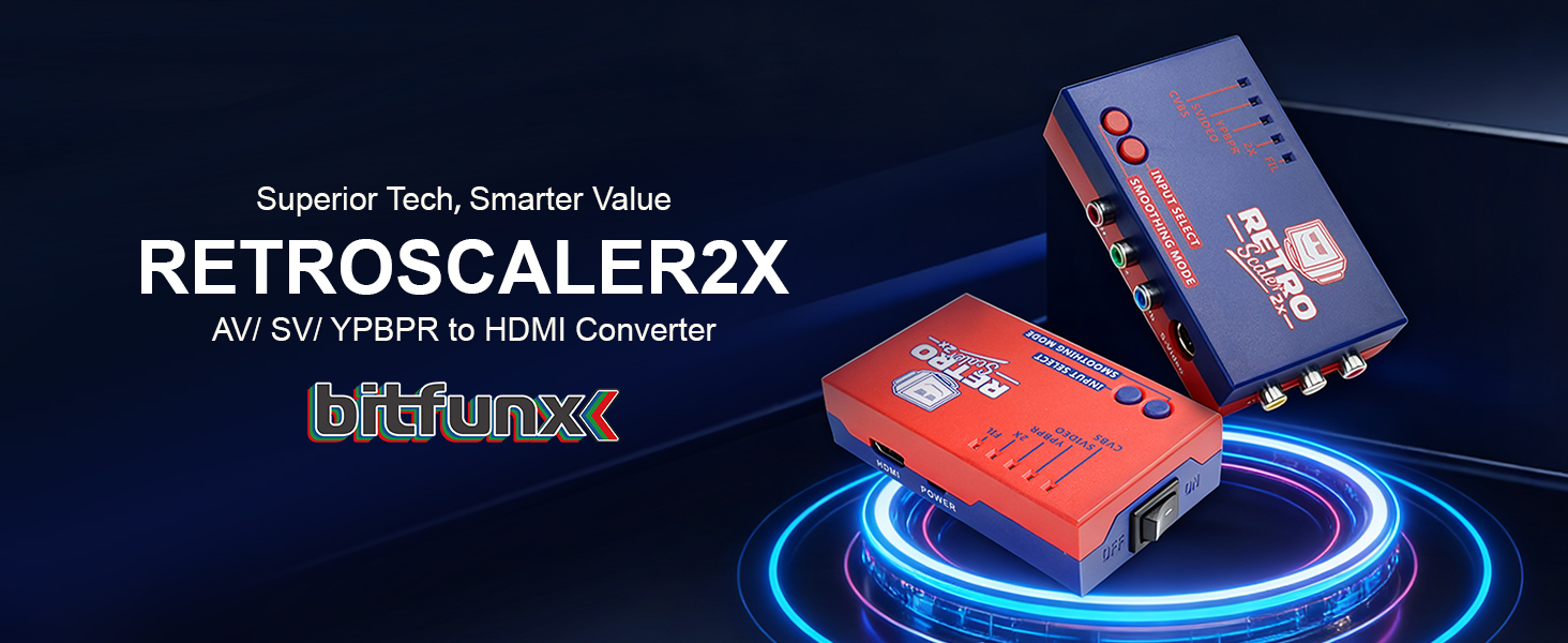 Amazon.com: RetroScaler2x AV/SV/YPBPR to HDMI™ Converter