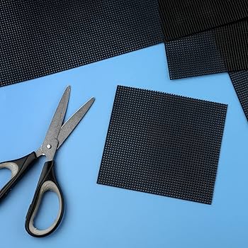 10Pcs 7 CT Plastic Mesh Canvas Sheets, Square Cross Stitch