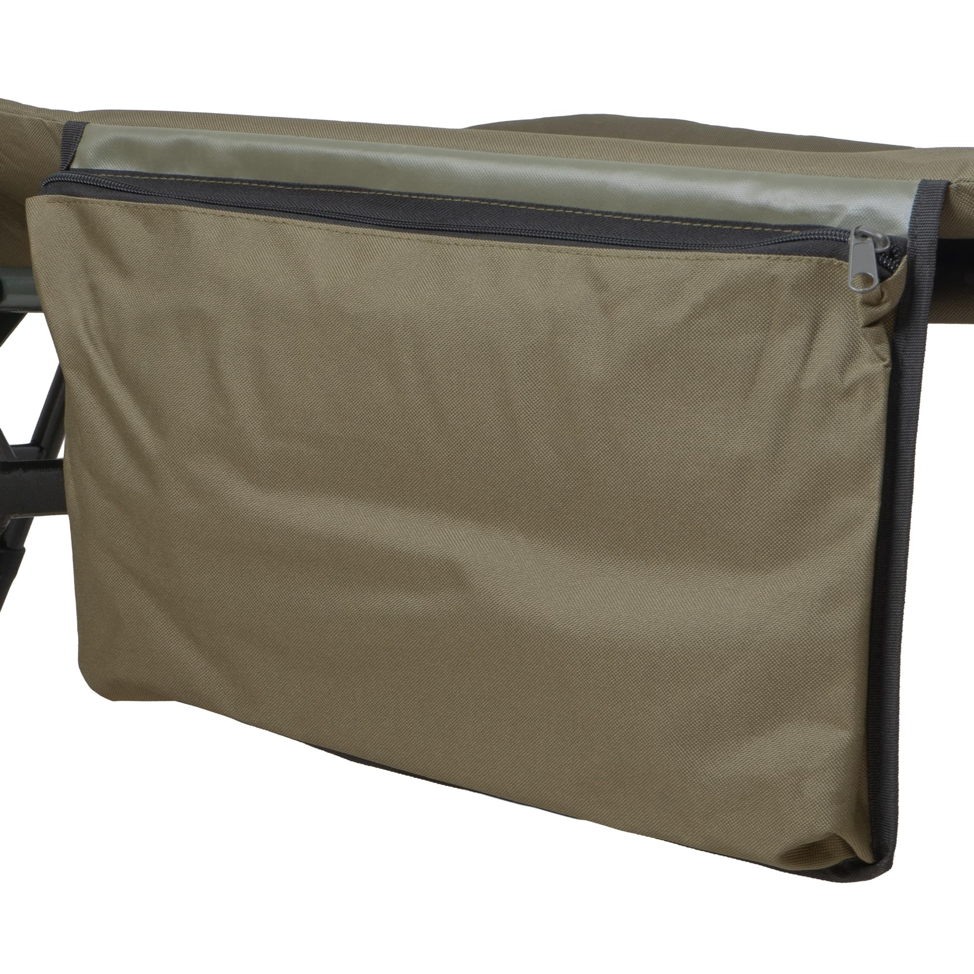 CampFeuer Cama de Pesca Acolchada XXL 200 x 81 x 41-98 cm | Camilla de Camping Plegable y Regulable en Altura con 6 Patas | Silla de Pesca, Catre Plegable, Cama Plegable Portátil para Exteriores
