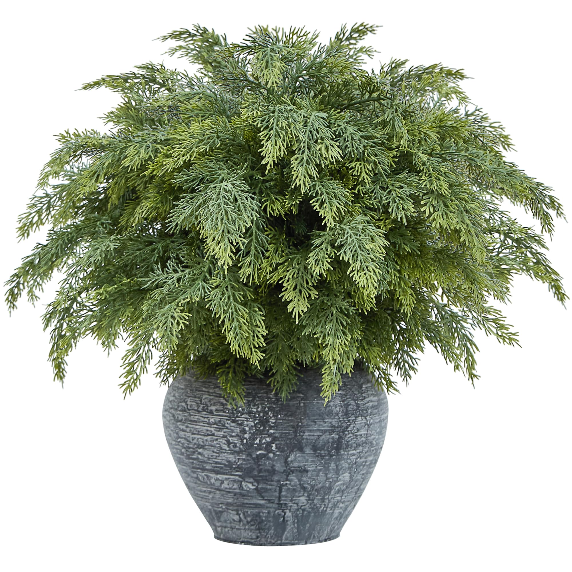 Real Touch Cedar Stems - Realistic Artificial Faux Greenery Pine Branches for Vases Fillers and Holiday Home Decor