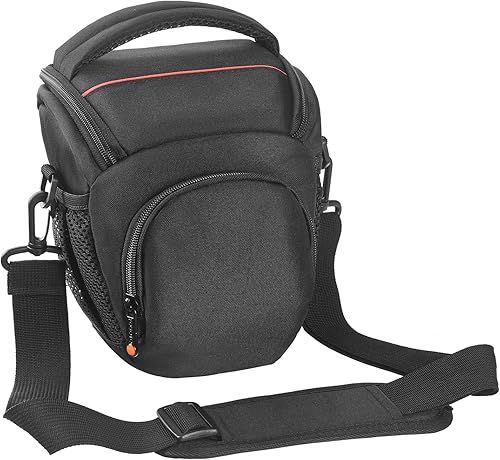 FOSOTO DSLR SLR - Bolsa compacta para cámara compatible con Nikon D5100 D5300 D90 Canon T4 T5 600D 650D Panasonic Lumix FZ80 Sony Fujifilm con