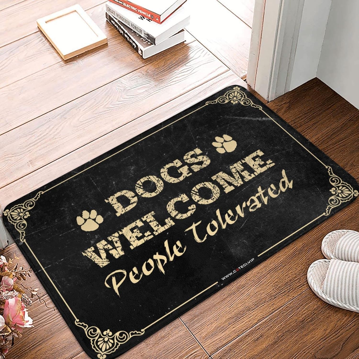Men Cave Decor Dogs People Tolerated Mat Door Mats for Inside Entry Winter Doormat Outdoor (Size : 65X90CM)