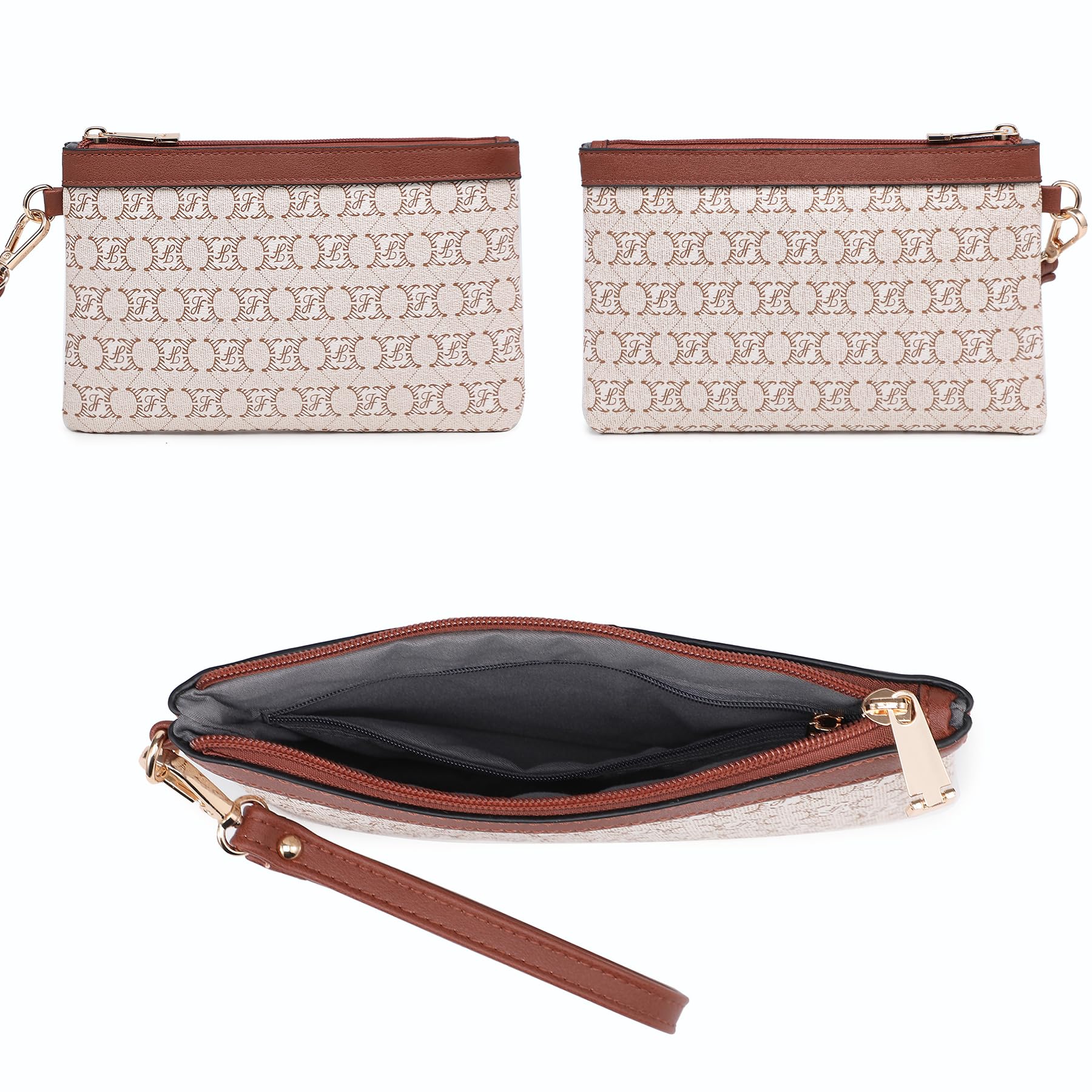 MKP COLLECTION Set di 2 zaini da donna, alla moda, con tasche multiple, antifurto, da viaggio, borsa a tracolla, 11.8"L x 5.5"W x 14"H