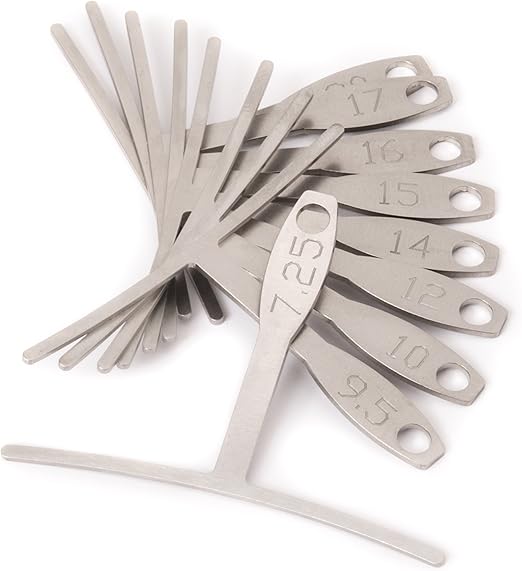 StewMac Understring Radius Gauge Tool, Set of 9, Standard