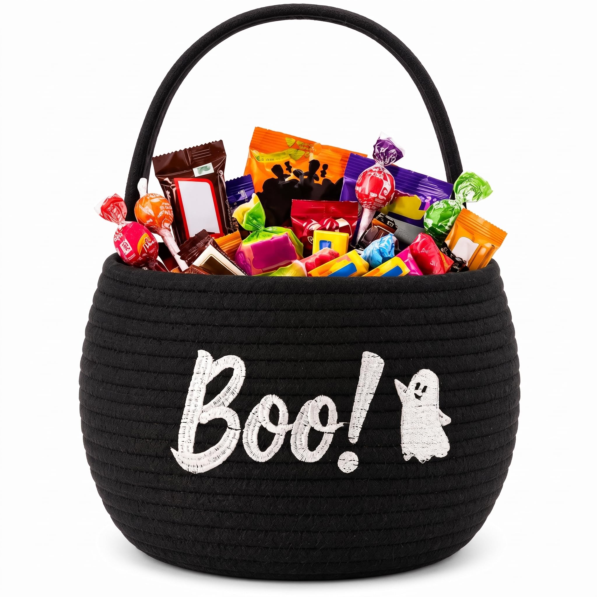 Halloween Boo Basket with Handle