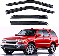 Vista 259 de KPY Moldura deflectora de viento con protección contra la lluvia compatible con GMC Terrain 2018-2023, 4 unidades, para ventana lateral, autoadhesiva