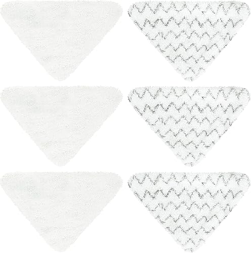 BlueStars Paquete de 6 almohadillas de repuesto para trapeador de vapor Bissell PowerEdge y PowerForce Lift-Off serie 2078, 2165, 20781,