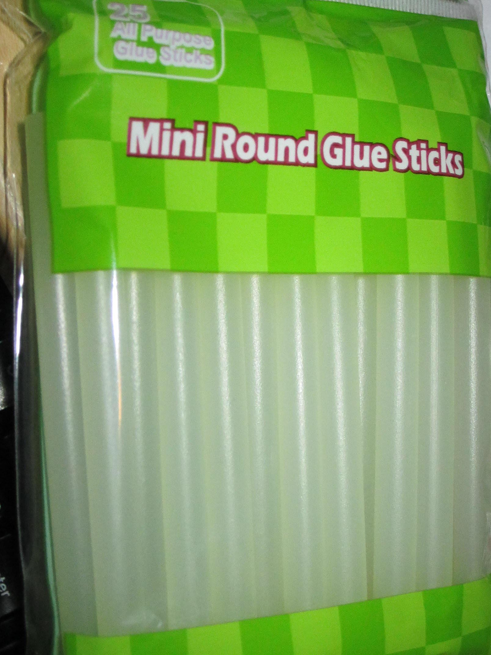 Mini Round Glue Sticks 25 all purpose glue sticks