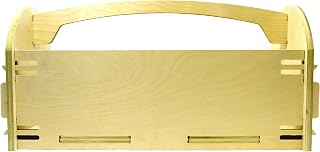 EISCO Classic Wooden Toolbox Made in America 22.25" Long x 10 Wide" x 10.5" High, Unfinished American Birch Plywood - hBAR at Home Series