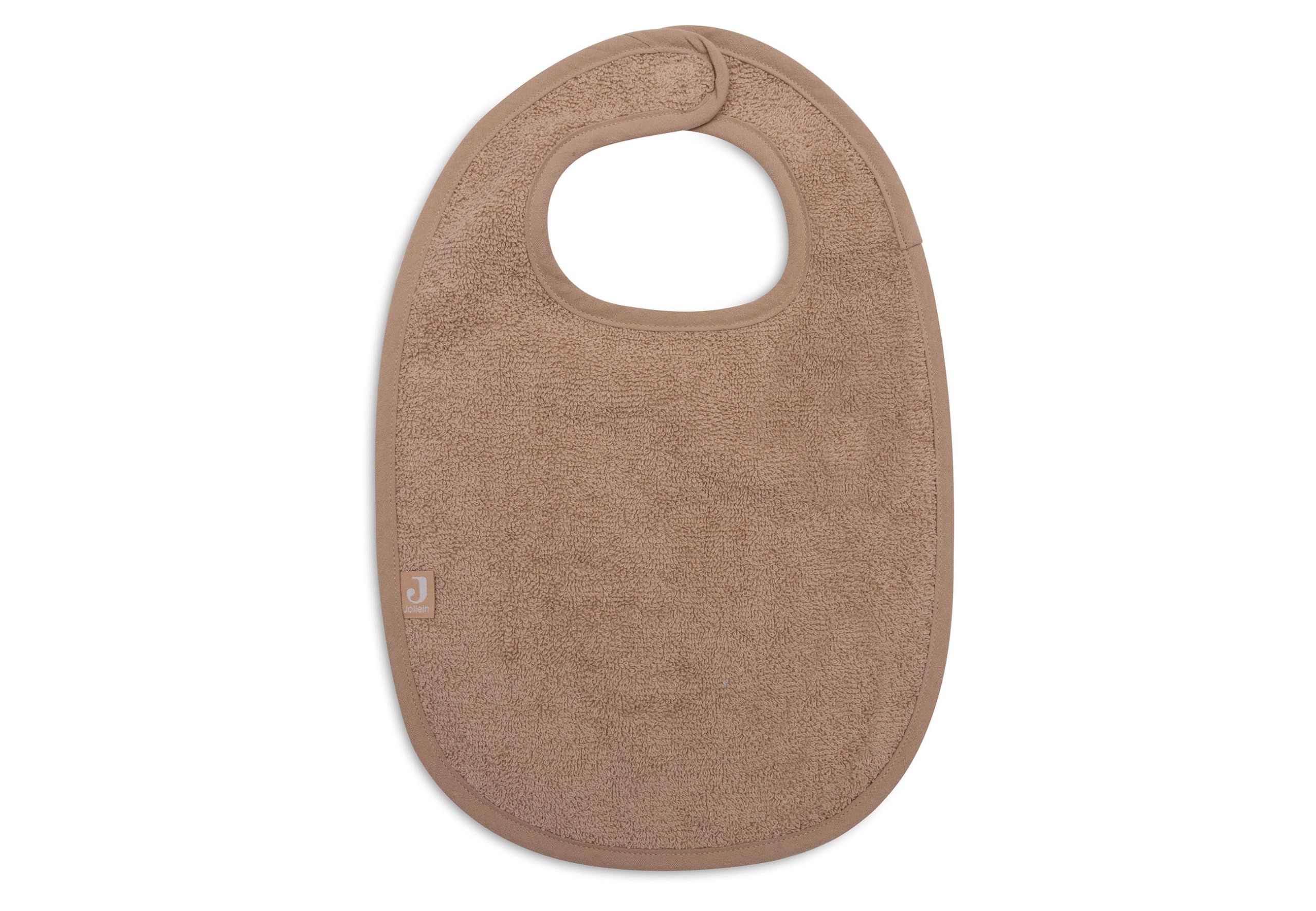 Jollein Baby Bib, Terry Towelling, Sea Green/Nougat/Biscuit, Pack of 3-100% Cotton, with Velcro Fastening, Baby Bib - Image 3