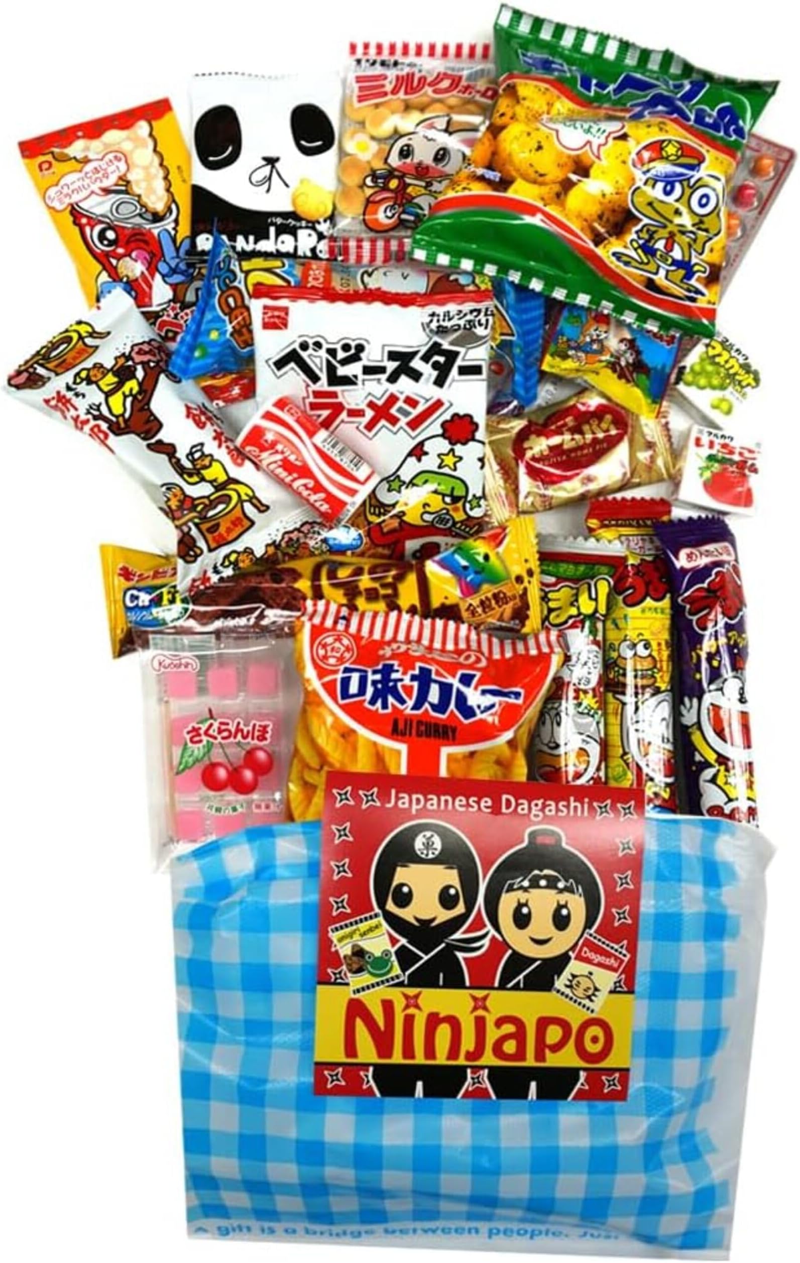 Assorted Japanese Junk Food Snack "Dagashi" Economical 20 Packs of 19 Types