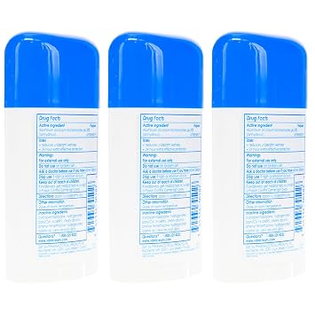 Vanicream Anti-Perspirant - Deodorant Clinical Strength For Sensitive Skin, 2.25 Oz Pack of 3