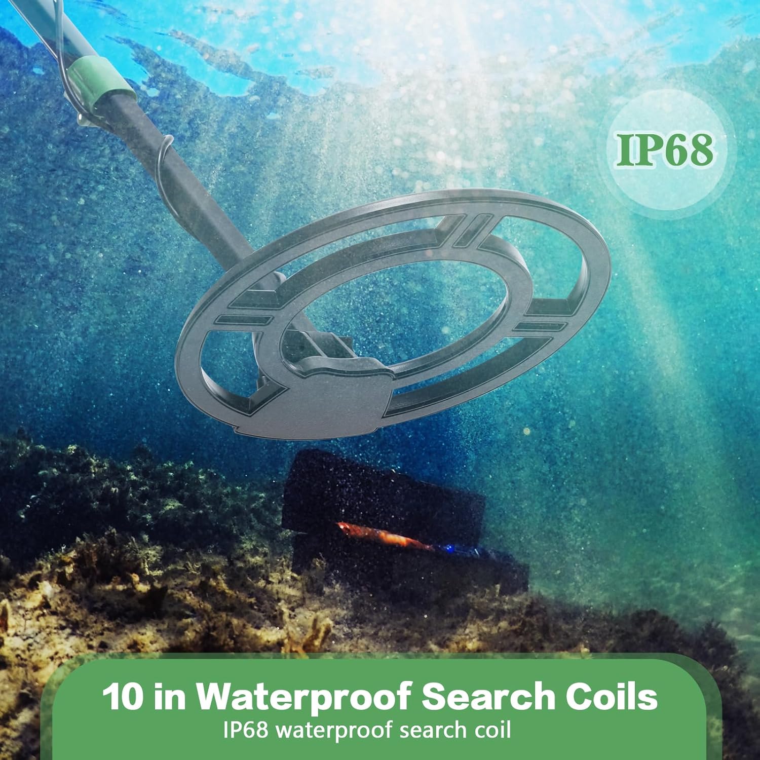 Irfora Metal Detector IP68 Waterproof Search Coil