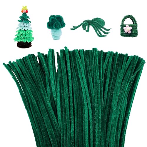 Mnuizu 200pcs Pipe Cleaners,Pipe Cleaners Chenille Stems for Craft, Fuzzy