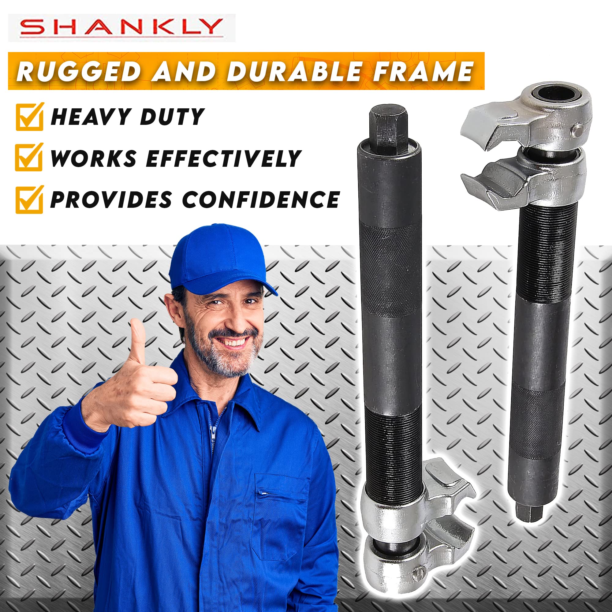 Image secondaire de Outil de Compression à Ressort Shankly - Ensemble de 2 Pièces Robustes