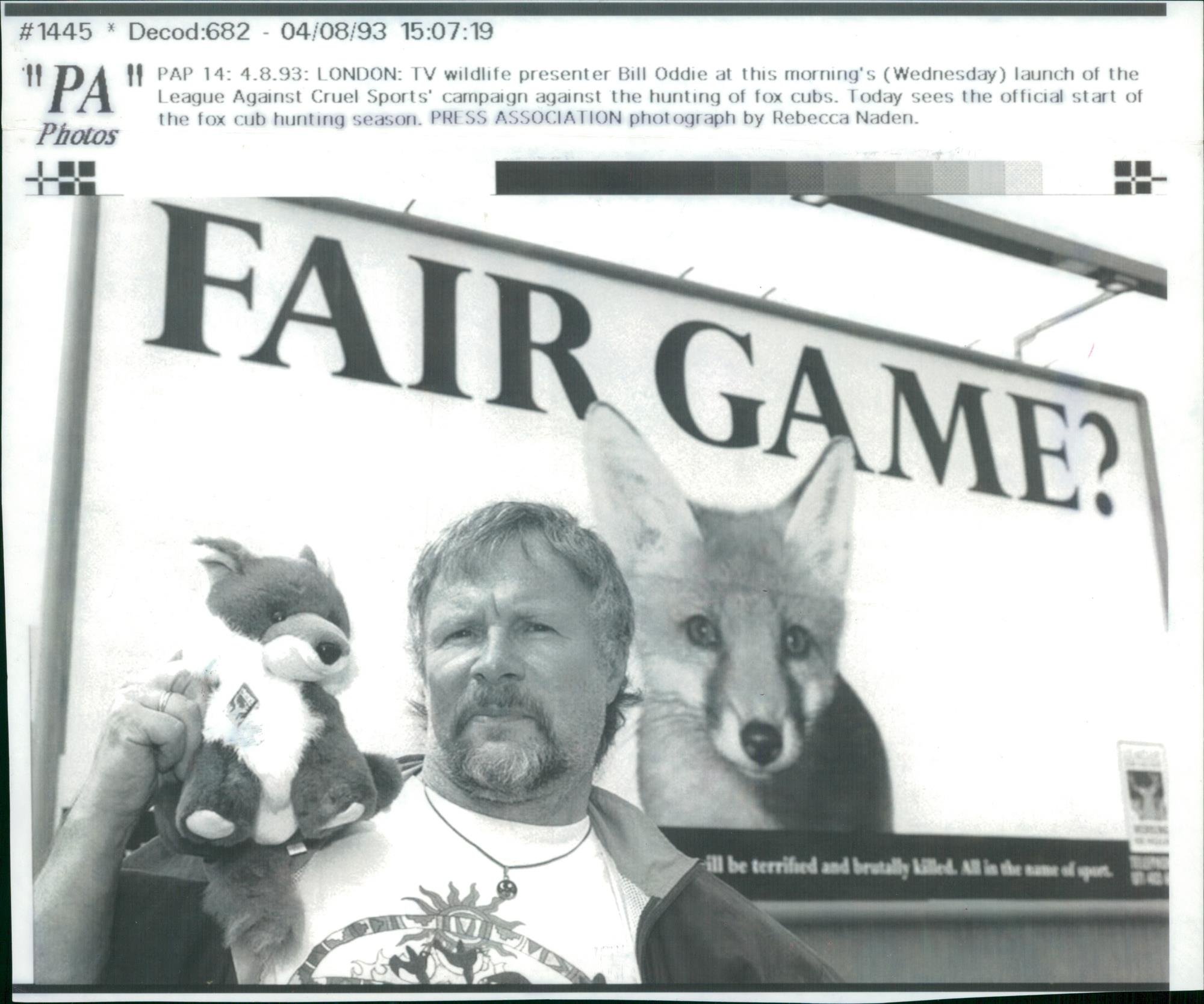 Vintage photo of Bill Oddie