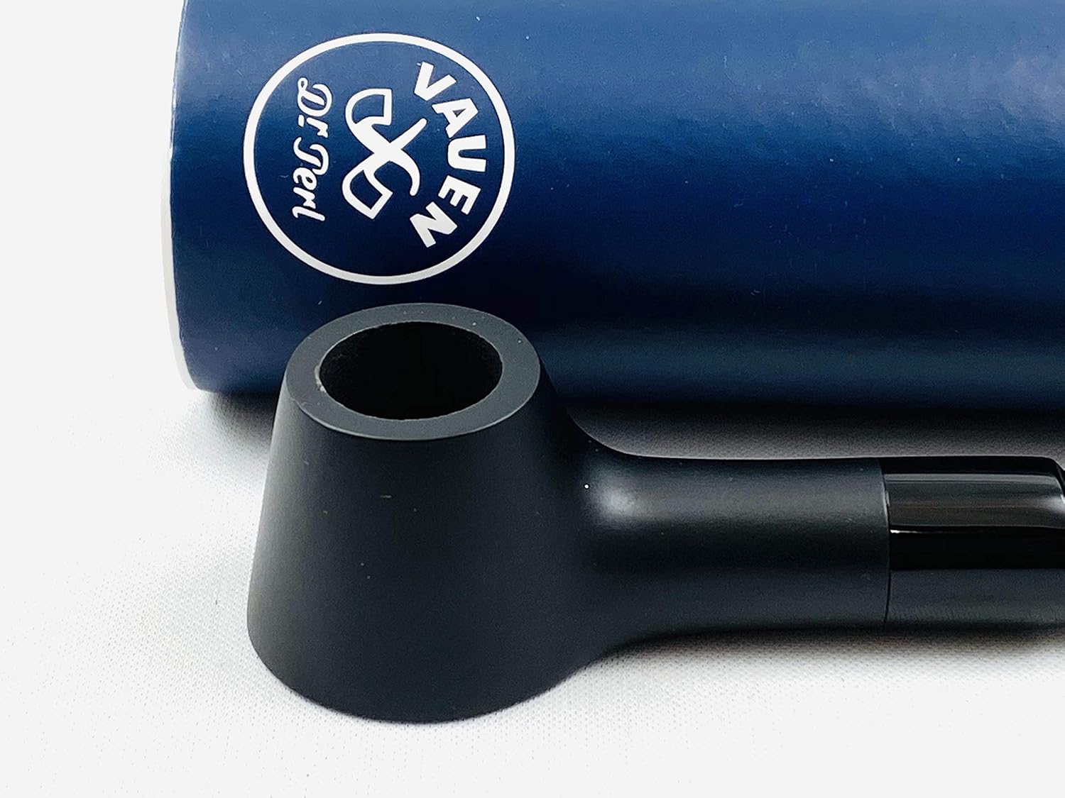VAUEN Tiny 1 Black Bruyereholz Pipe - 9 mm Filter - Made in Germany