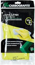 CARBOGRAFITE Luva Látex Tamanho M Carbografite 012173212 Amarelo