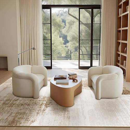 Phantoscope Modern Area Rug 6'x9' – Dune Beige Abstract Distressed Design, Washable Non-Slip Neutral Rugs for Living Room, Bedroom, or Dining Room, Low-Pile Geometric Floor Carpet, Linen Beige/Taupe
