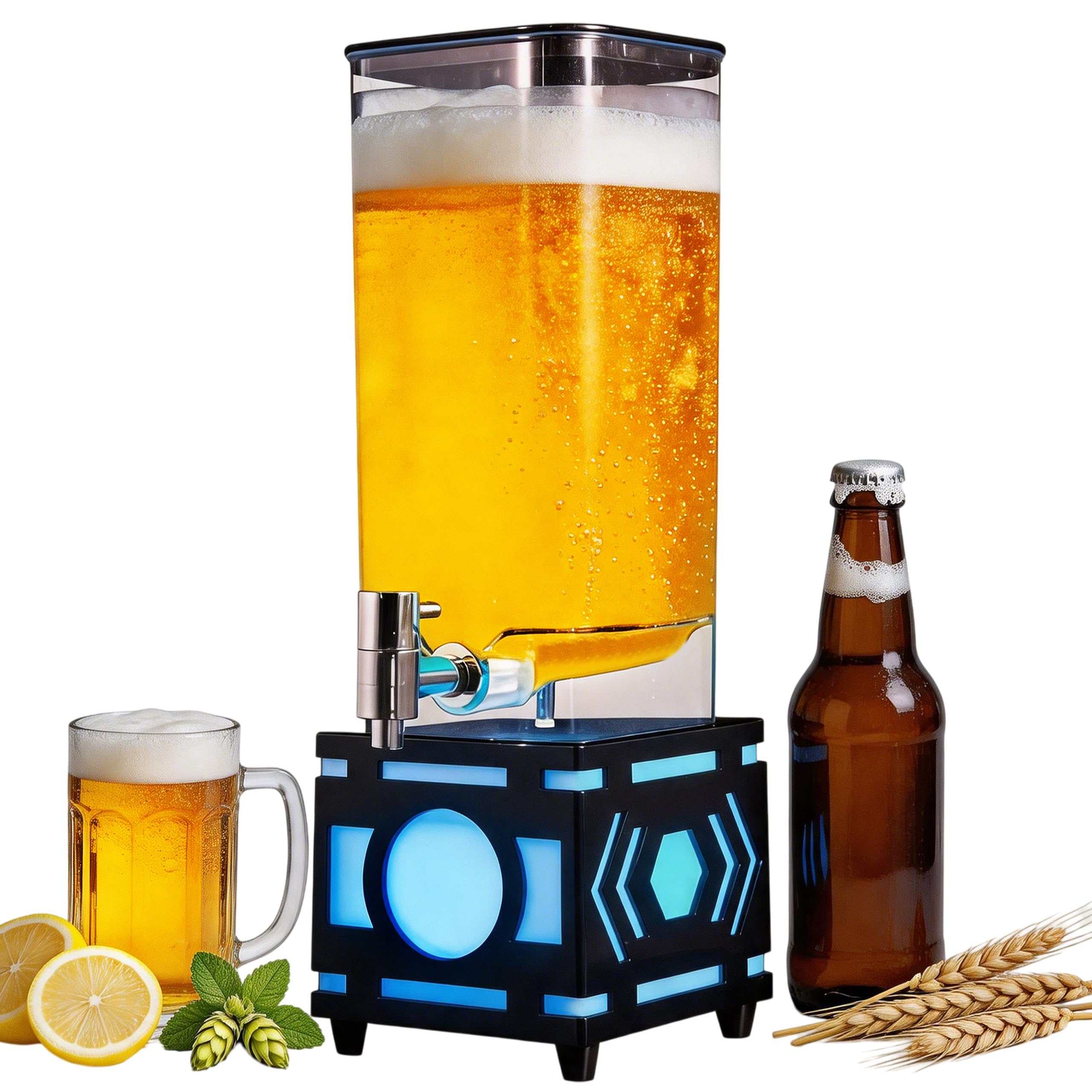 Columna de cerveza de 3 L, dispensador de torre de cerveza