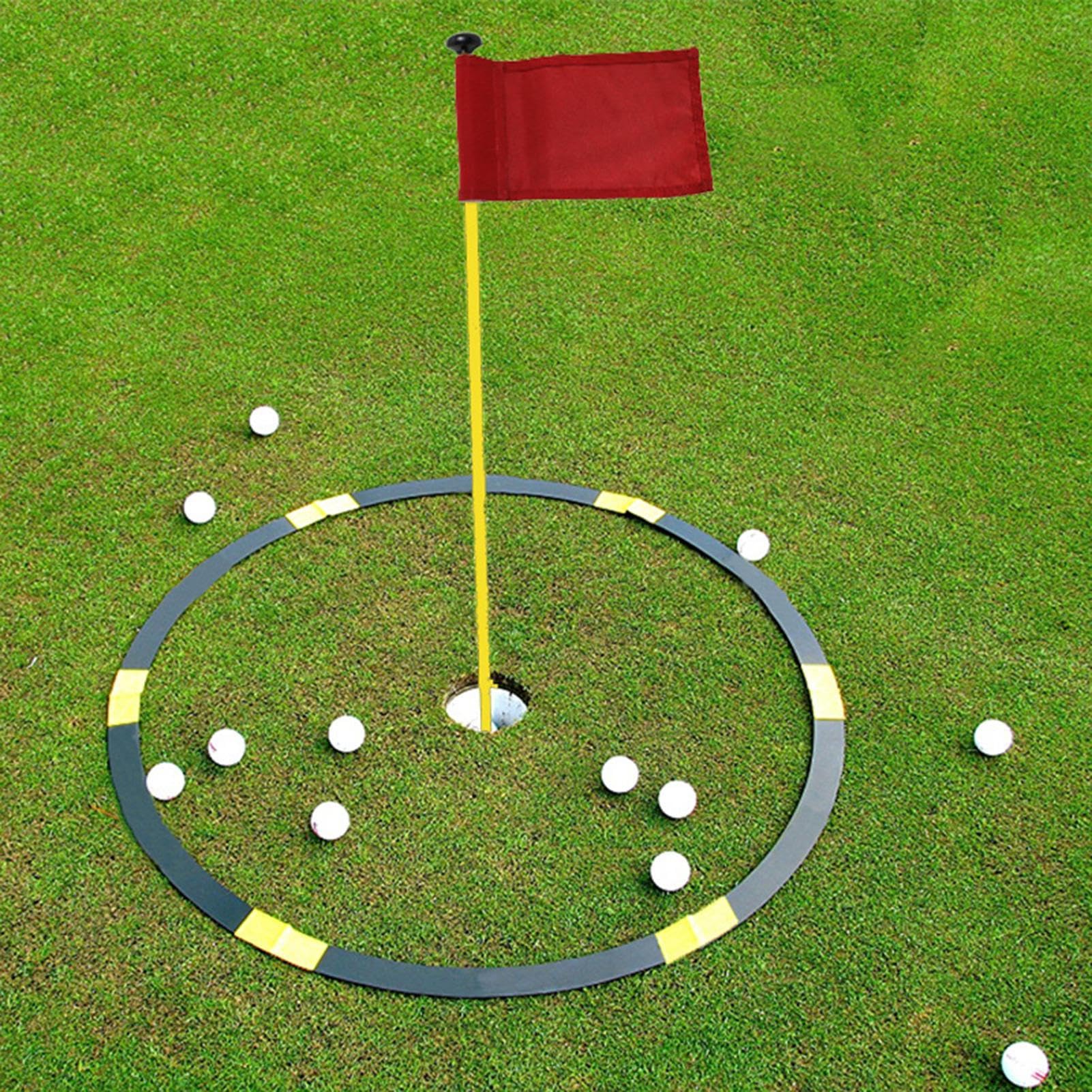 Cercles de Cible de Golf, Cercles de Cible de Golf pour l'écaillage - Cercles cibles d'entraînement au Golf,Outil de Pratique de Golf Super résistant pour écailler et Mettre l'entraîneur