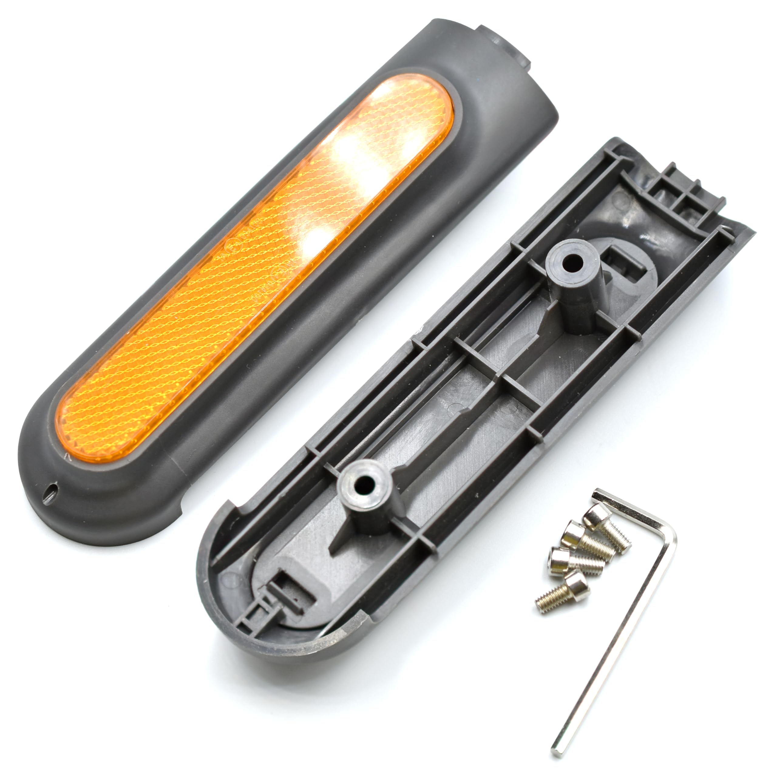 myBESTscooter - Cubiertas de Rueda Lateral Trasera con Pegatinas Reflectantes para Patinete eléctrico Xiaomi Pro 4