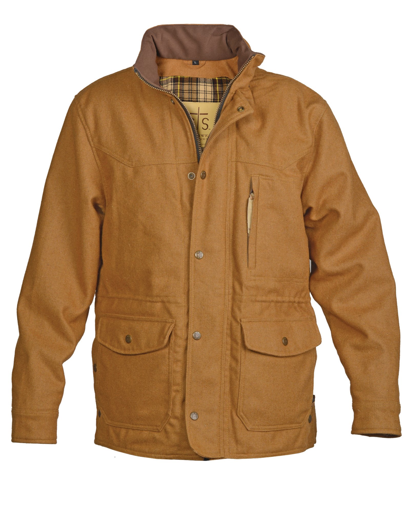 STS Ranchwear By Carroll Men's Smitty Camel Barn Jacket Camel Medium