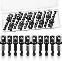 Vista 8 de Adaptador de impacto cuadrado para taladros, extensión de brocas de destornillador, adaptador de enchufe de impacto hexagonal para bricolaje