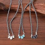 Country Concert Outfits for Women Turquoise Jewelry Navajo Pearls Necklace Boho Summer Western Clothing Women Trendy 2026 Fashion Accessories Layered Cowgirl Necklace Graduation Gifts