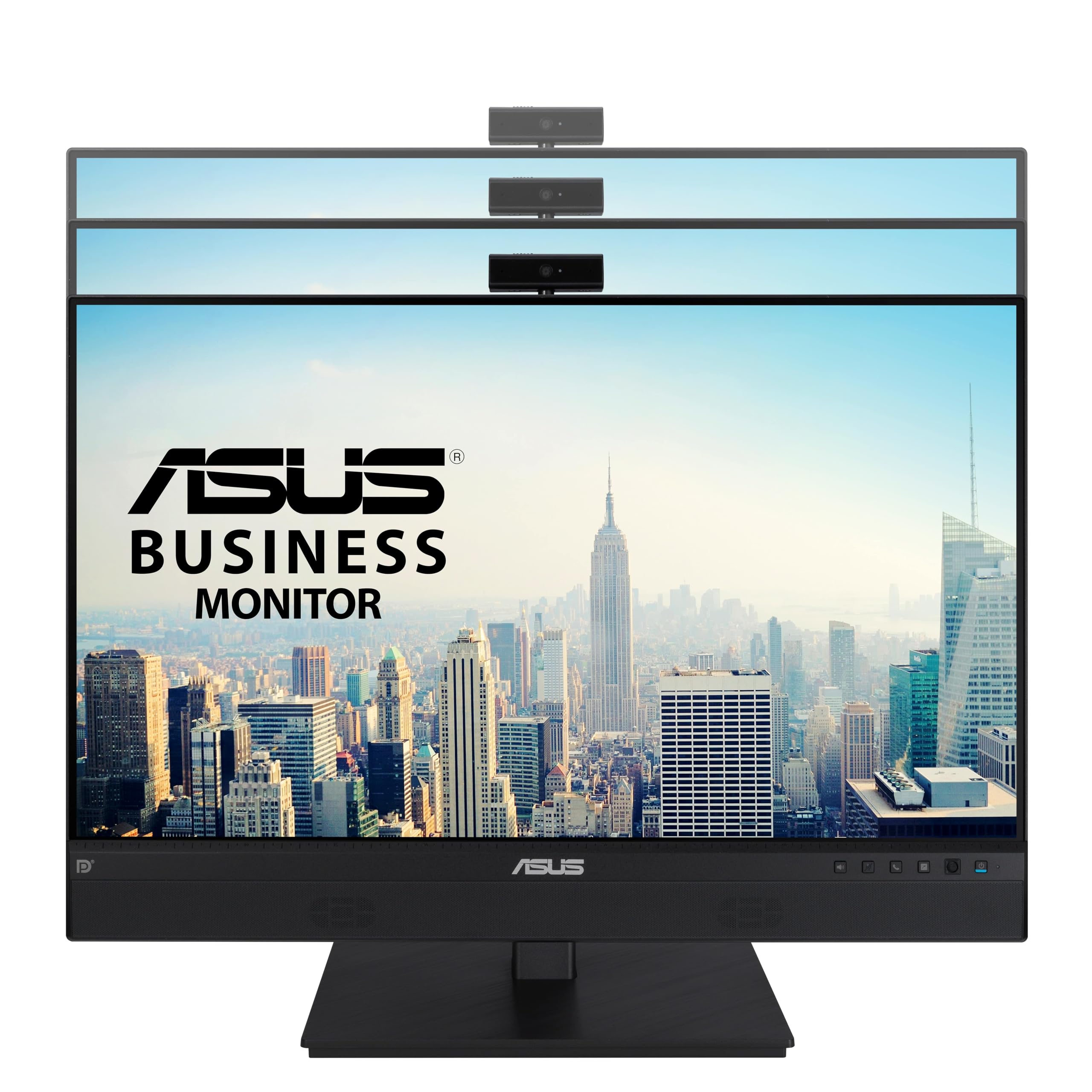 ASUS BE24ECSNK, Monitor 23.8”, FullHD(1920x1080), IPS, Frameless, Webcam FullHD Integrata, Microfono Ai Noise Canceling, USB-C, Speaker Integrati, Design Ergonomico, Eye Care, Riduzione Luce Blu, Nero