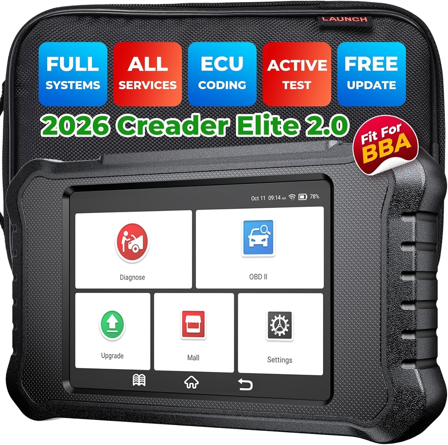 Creader Elite 2.0 for Benz　ベンツ診断機　送料無料 Amazon.co.jp: LAUNCH X431 Creader Elite 2.0 BBA OBD2 カー